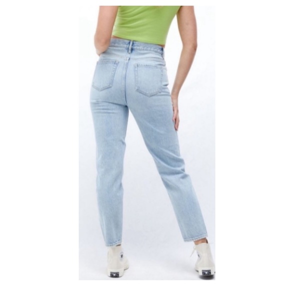 PacSun Lightwash Distressed Mom Jeans - Picture 13 of 14